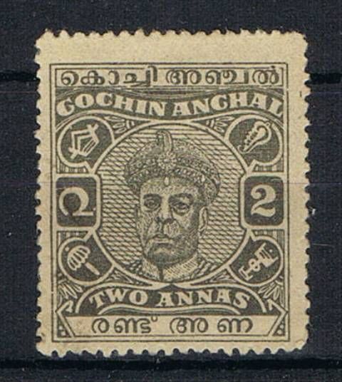 Image of Indian Feudatory States ~ Cochin SG 107 LMM British Commonwealth Stamp
